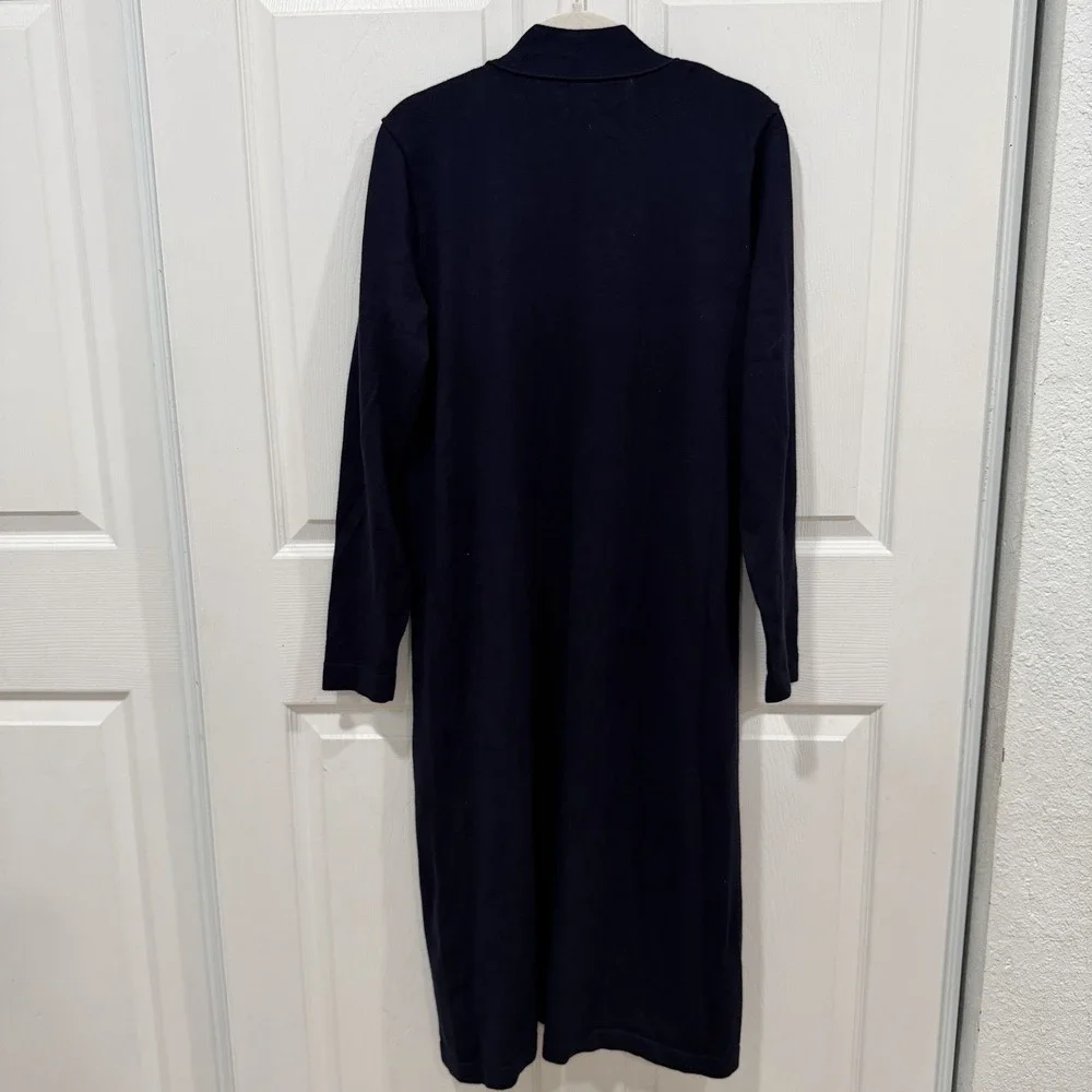 Women's Magaschoni‎ Medium M Blue Cardigan